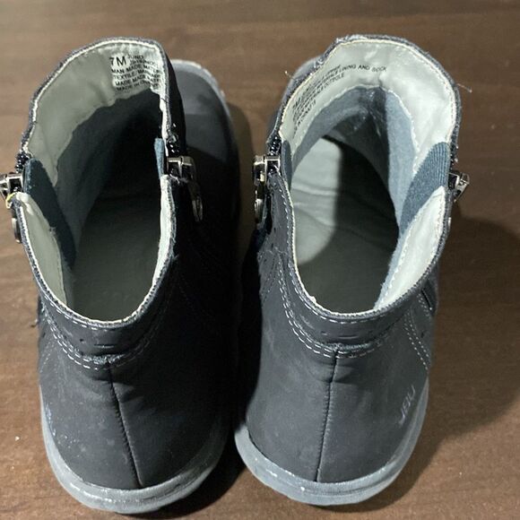 Jambu JBU Black Juno Side Zipper Ankle Boot Bootie Size 7 - Picture 7 of 9